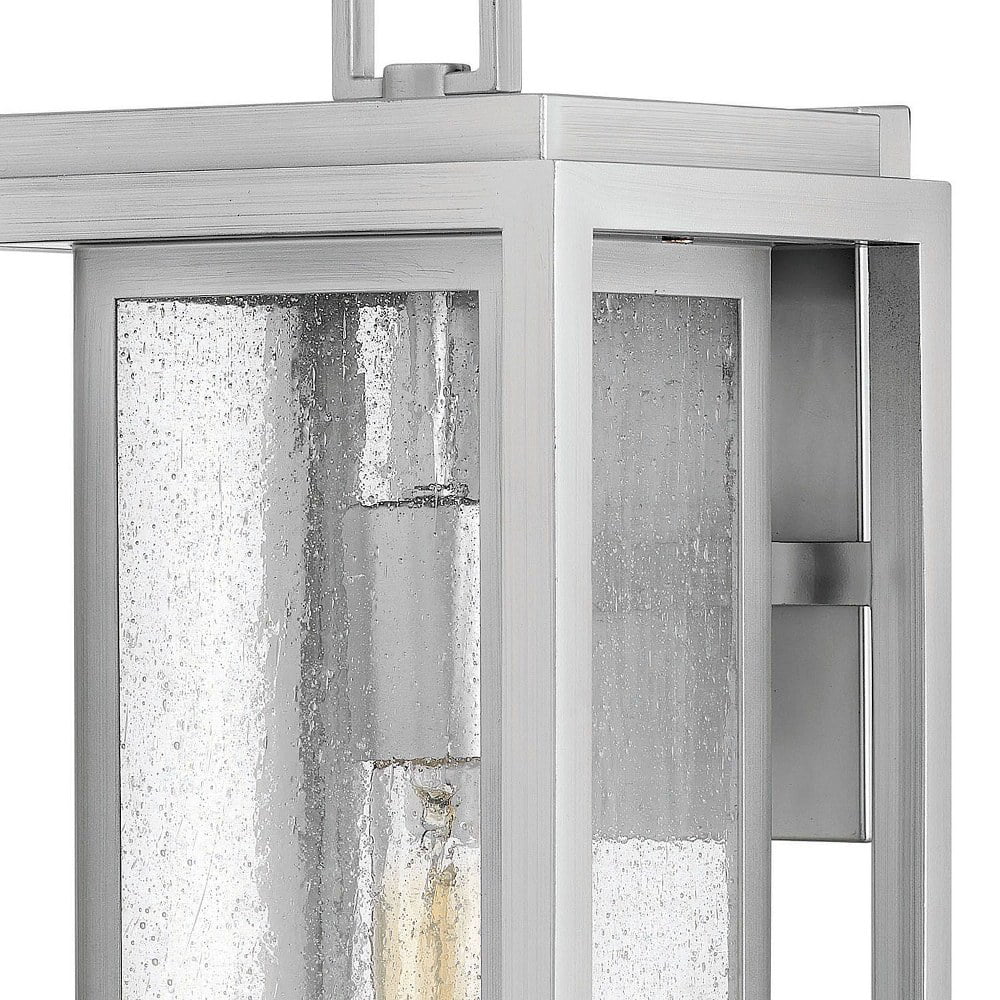 1-Light Large Outdoor Wall Lantern with Clear Seedy Glass F87923