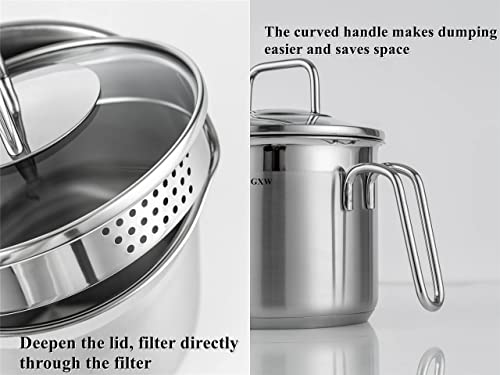 1.5 Quart Stainless Steel Saucepan with Pour Spout and Glass Lid Z564967