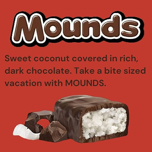 100 Individually Wrapped Pieces 3-Pound Bulk Pack Coconut and Almond Milk Chocolate Candy R7388