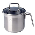 1.5 Quart Stainless Steel Saucepan with Pour Spout and Glass Lid Z564967