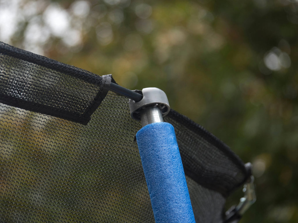 Oval Trampoline with Enclosure O124306
