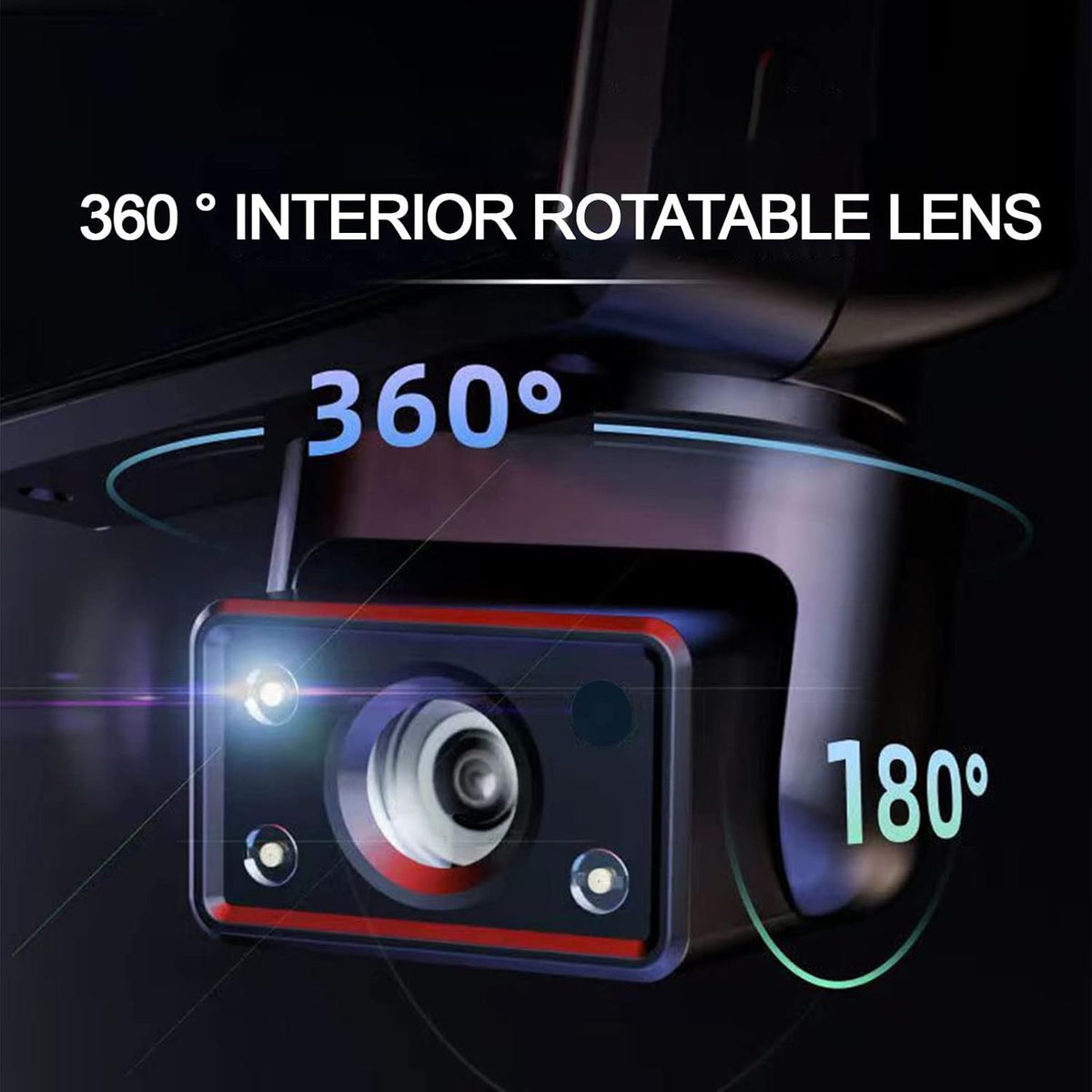 1080P FHD Front and Rear Dash Cam with Night Vision Z7529