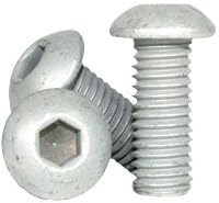 1/4-20 x 1 Alloy Steel Hex Socket Button Head Cap Screw, Quantity: 100 O621159