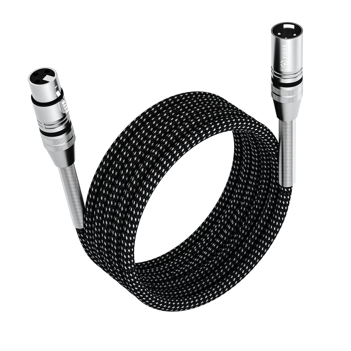 100ft Nylon Braided XLR Male to Female Microphone Cable C76998