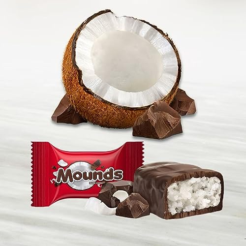 100 Individually Wrapped Pieces 3-Pound Bulk Pack Coconut and Almond Milk Chocolate Candy R7388