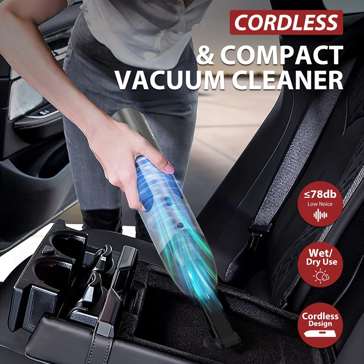 Handheld Cordless Car Vacuum Cleaner Y192