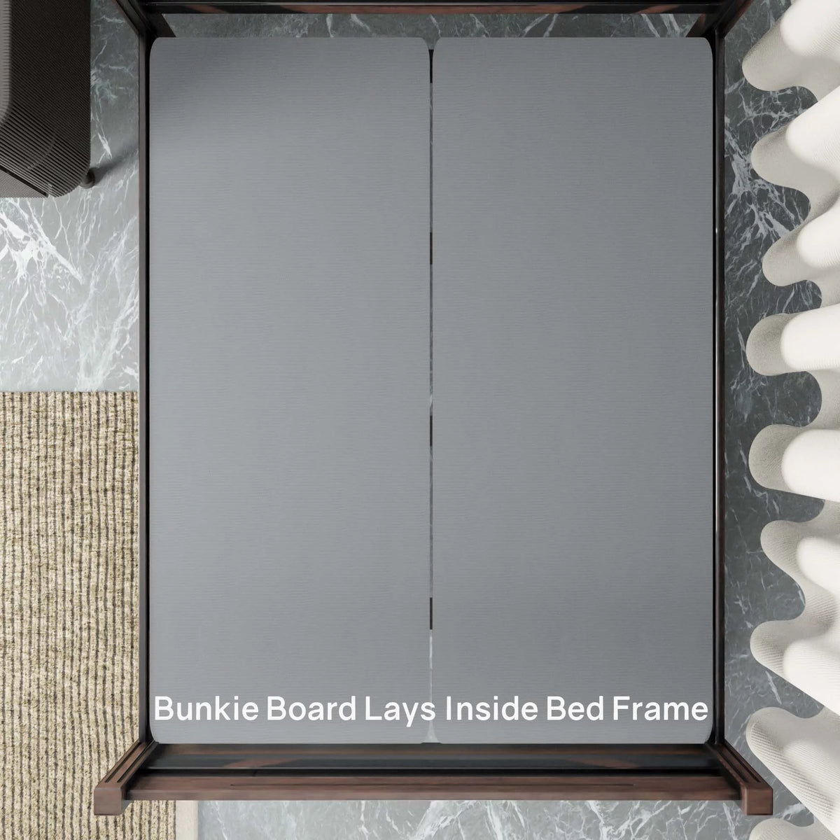 1.5 Split Wood Bunkie Board Slats Twin Y77859