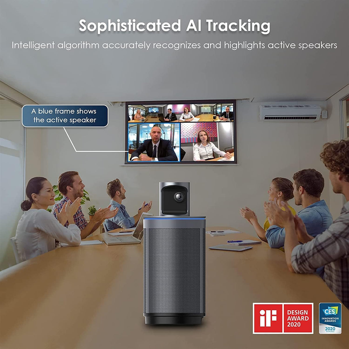 1080p HD 360-Degree Video Conference Camera with Speaker F213