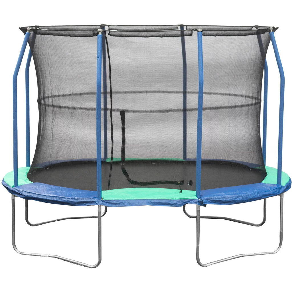 Oval Trampoline with Enclosure O124306