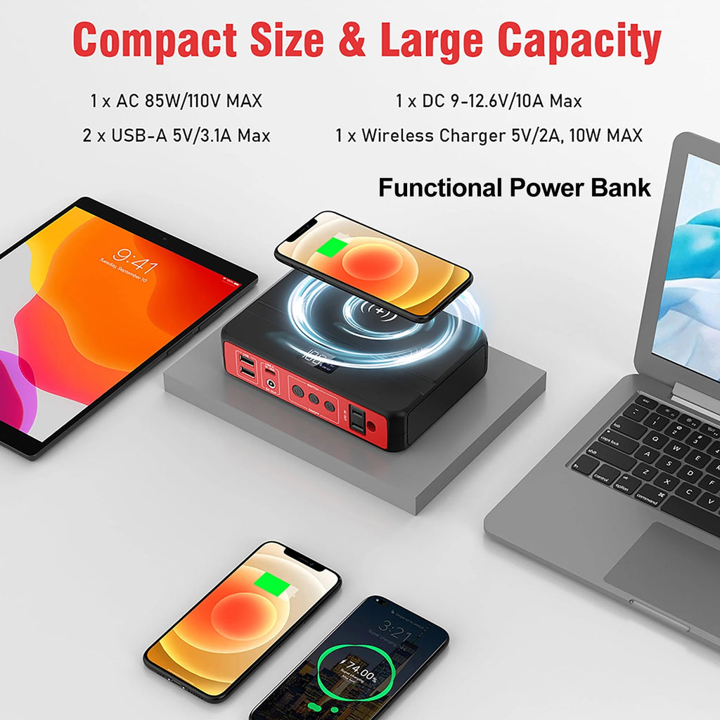 85W Portable Power Bank Laptop Phone Charger C266985