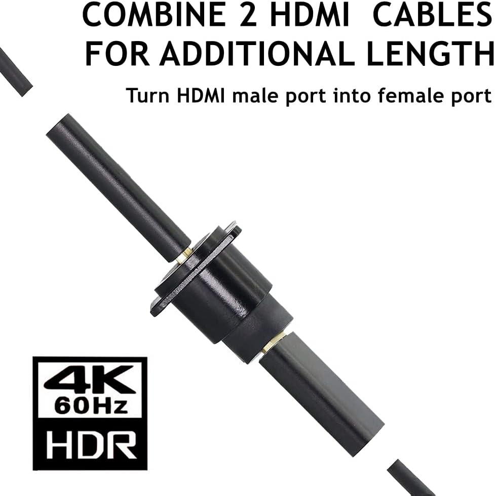 10 Pack HDMI Female to Female 4K Adapter with Cap S8915