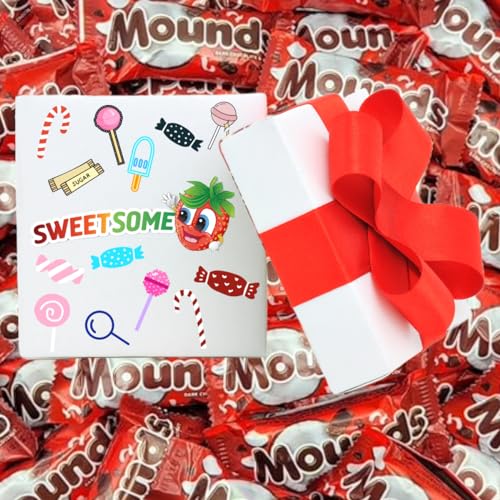 100 Individually Wrapped Pieces 3-Pound Bulk Pack Coconut and Almond Milk Chocolate Candy R7388