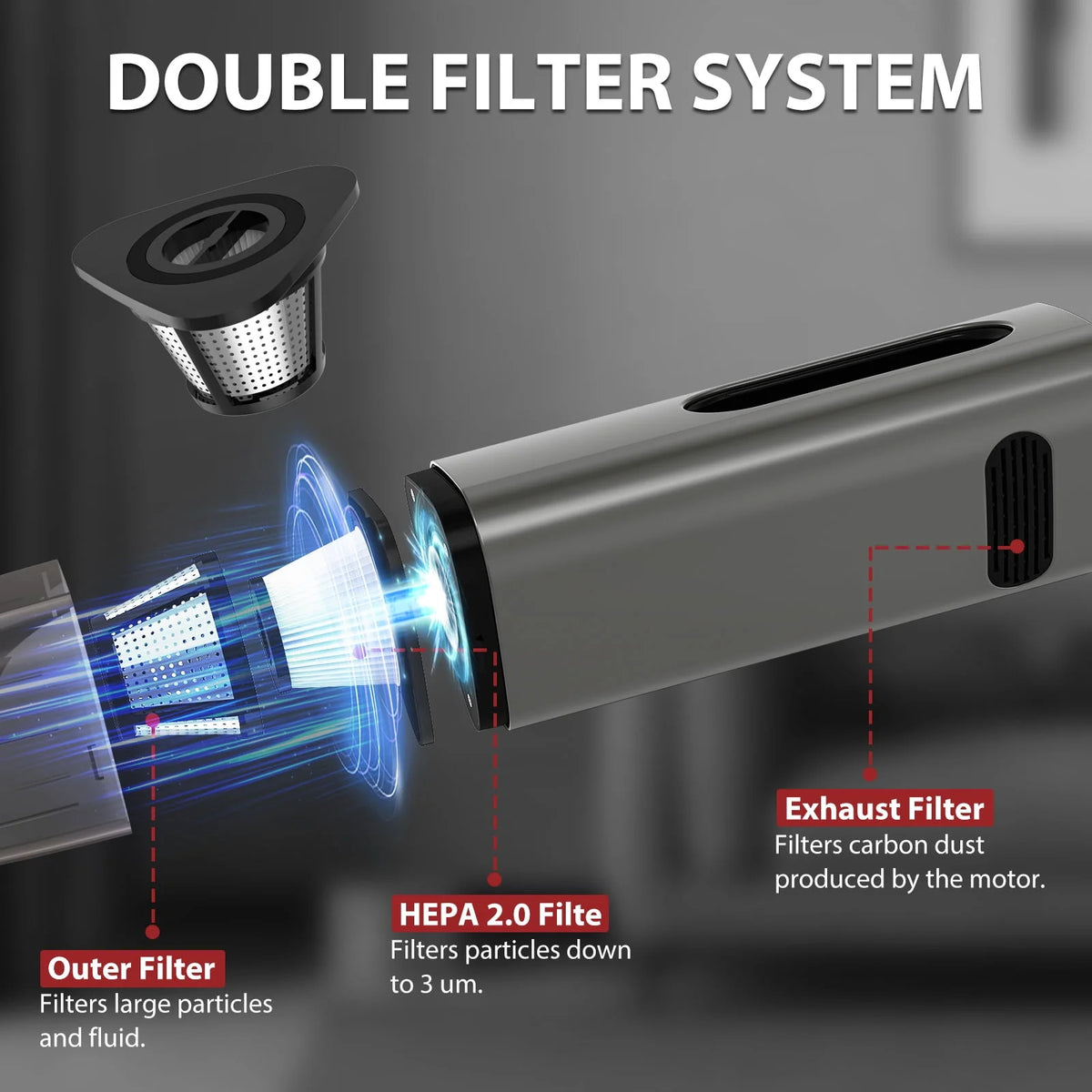 Handheld Cordless Car Vacuum Cleaner Y192