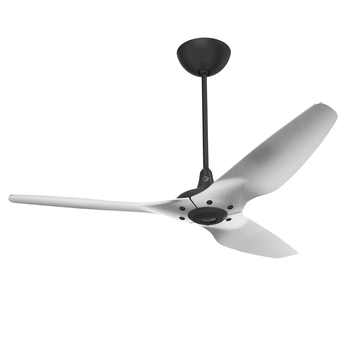 60 Ceiling Fan with Brushed Aluminum Blades and Black Finish P119965