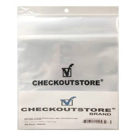 1000 Cos Crystal Clear Plastic OPP Sealable Flap Outer Sleeves M369