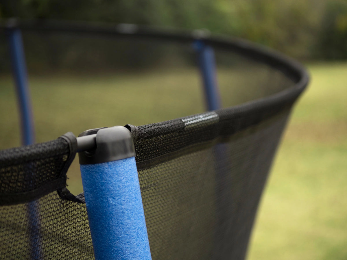 Oval Trampoline with Enclosure O124306