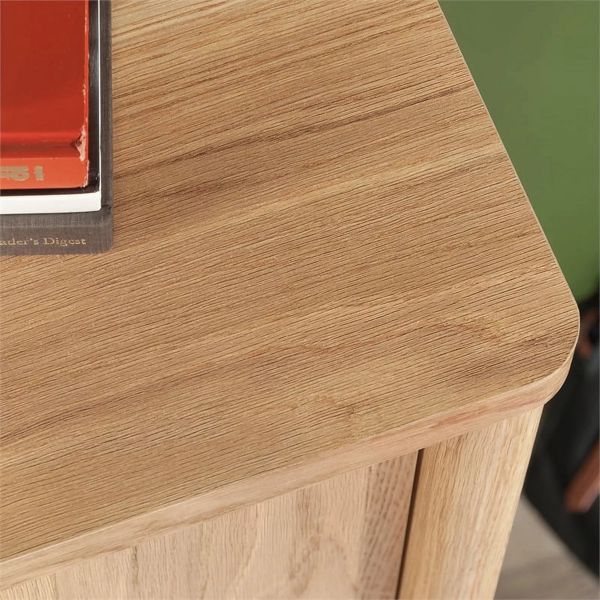 Timber Oak Finish Bedroom Armoire with Drawer C459346