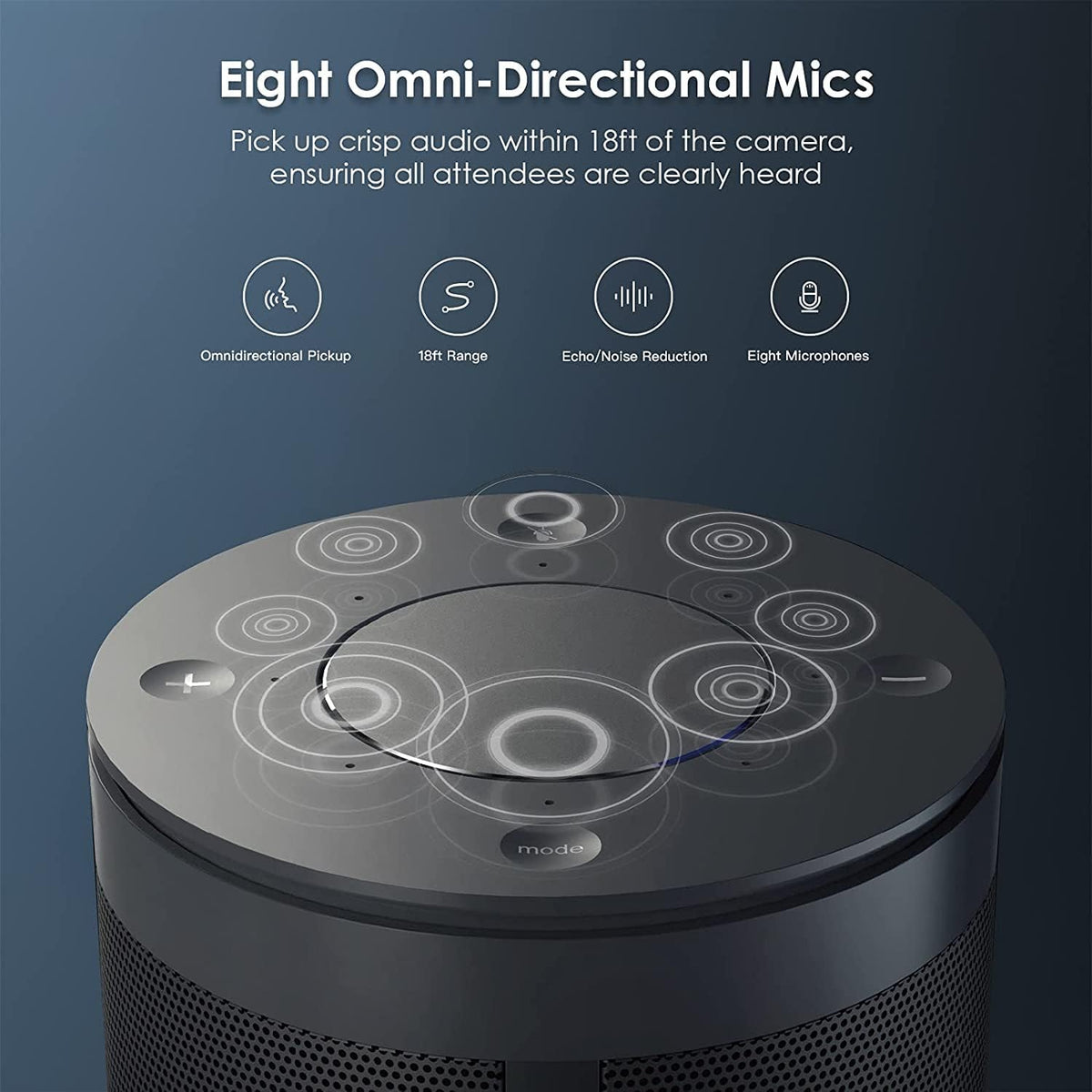 1080p HD 360-Degree Video Conference Camera with Speaker F213