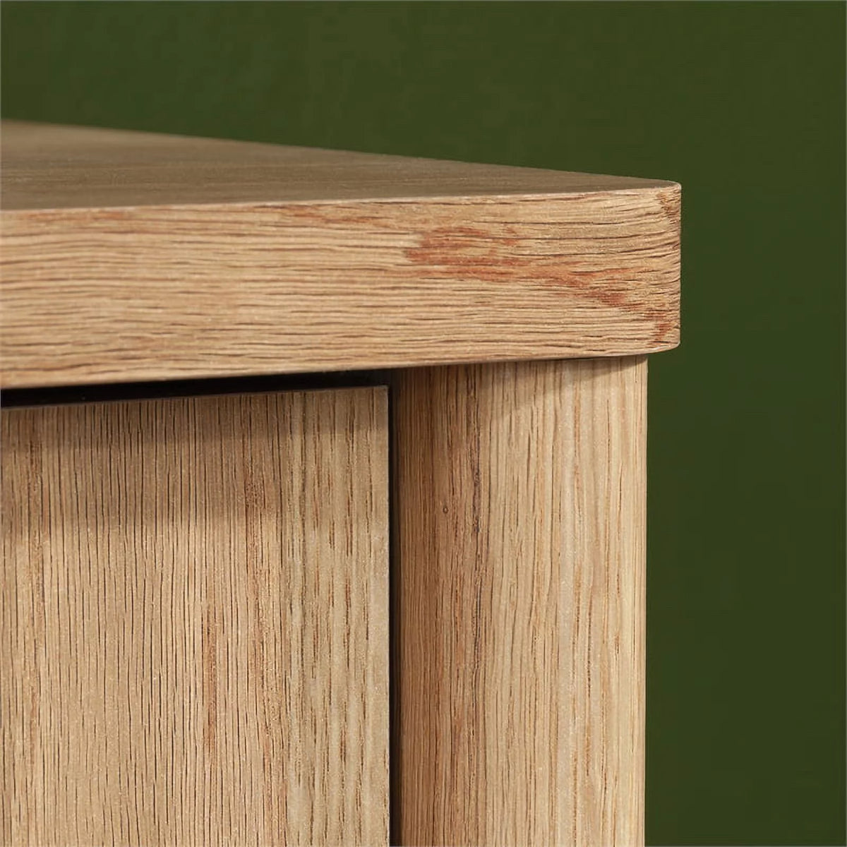 Timber Oak Finish Bedroom Armoire with Drawer C459346
