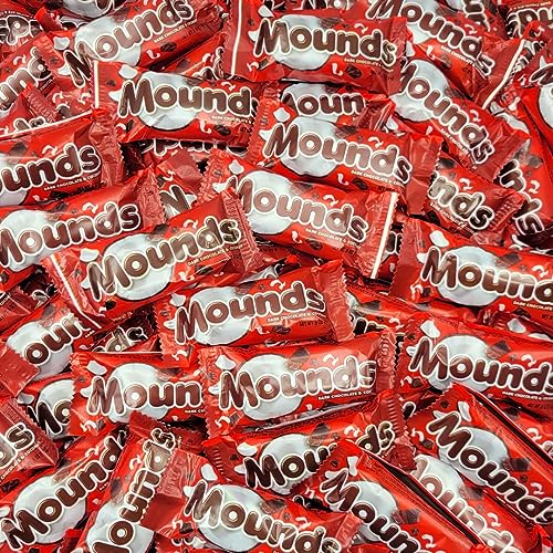 100 Individually Wrapped Pieces 3-Pound Bulk Pack Coconut and Almond Milk Chocolate Candy R7388