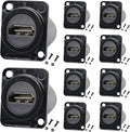 10 Pack HDMI Female to Female 4K Adapter with Cap S8915