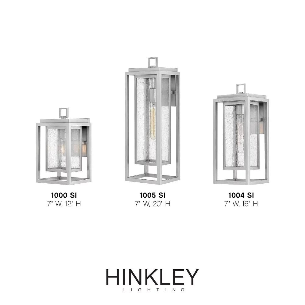 1-Light Large Outdoor Wall Lantern with Clear Seedy Glass F87923