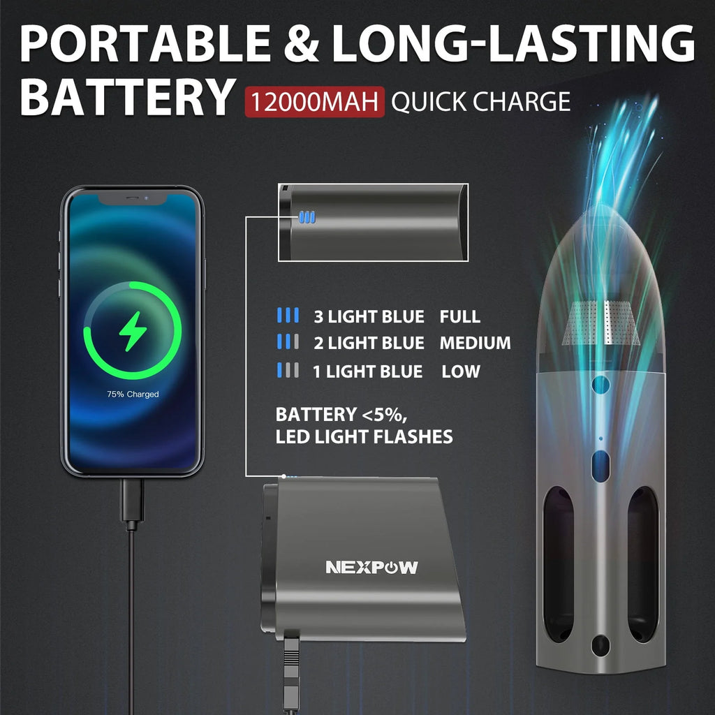 Handheld Cordless Car Vacuum Cleaner Y192