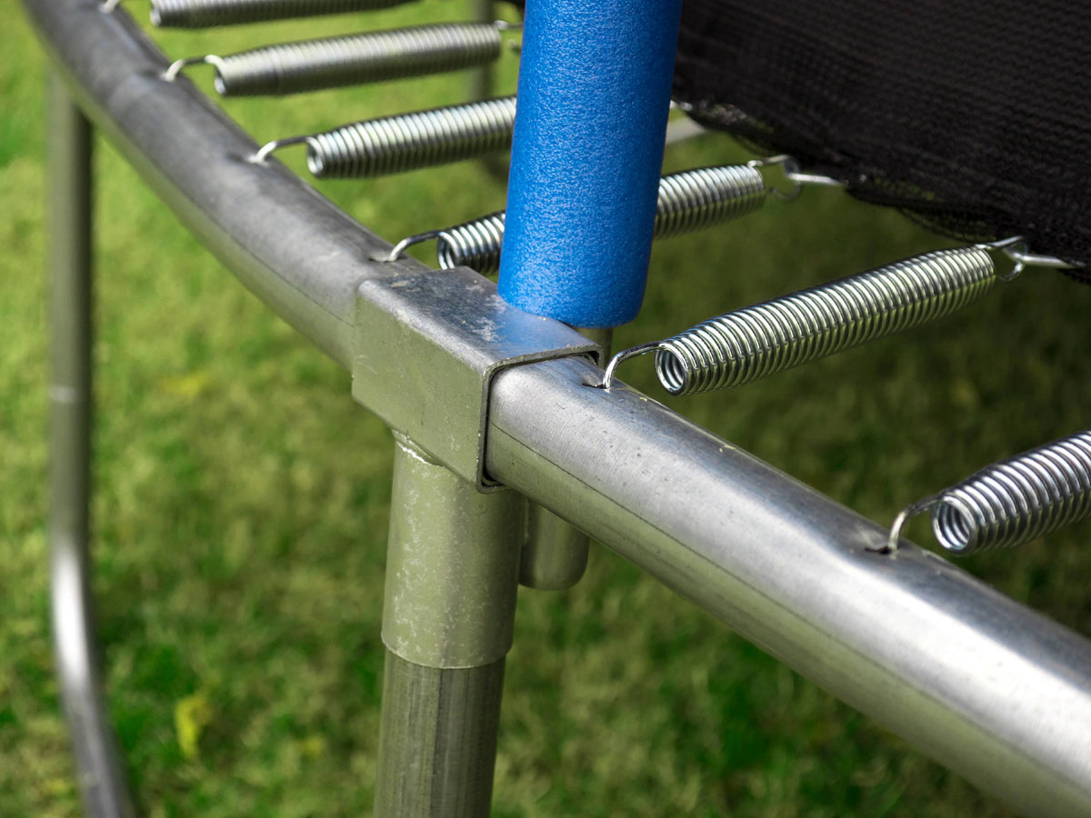 Oval Trampoline with Enclosure O124306